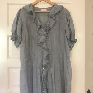 Doen ruffle dress, short, size M